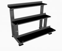 Стойка для гирь трехярусная Original FitTools FT-KBR-H3
