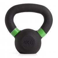 Гиря чугунная с цветным кольцом 4 кг (модель: К-3) VictoryFit VF-KCR040