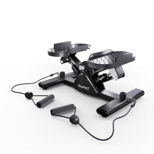 Балансировочный степпер DFC XtivePRO с эспандерами, черный от магазина Perfect Trainers