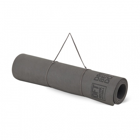 Коврик для йоги и фитнеса 185 х 80 см толщина 8 мм TPE серый от магазина Perfect Trainers