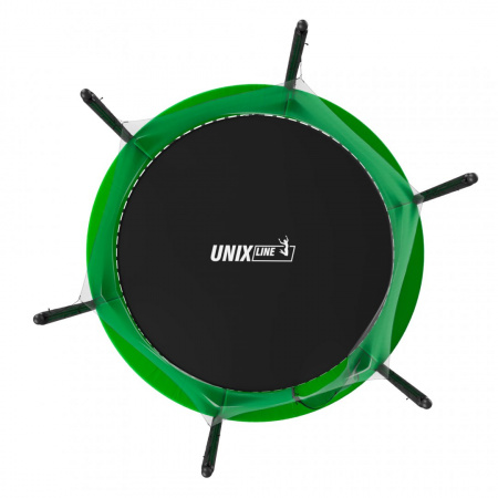 Батут с сеткой Unix line Simple 8 ft Green (inside) от магазина Perfect Trainers