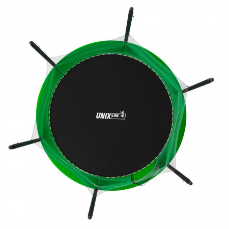 Батут с сеткой Unix line Simple 10 ft Green (inside) от магазина Perfect Trainers