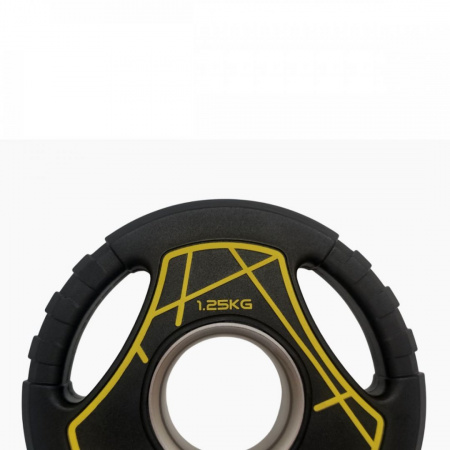 Диск Олимпийский 1,25 кг полиуретановый с ручками Fitex Pro LP-1.25 от магазина Perfect Trainers