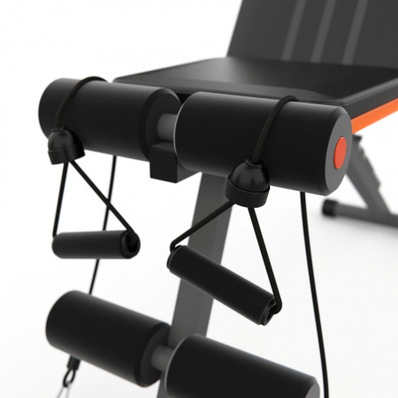 Скамья силовая универсальная с эспандерами DFC DCH310 от магазина Perfect Trainers