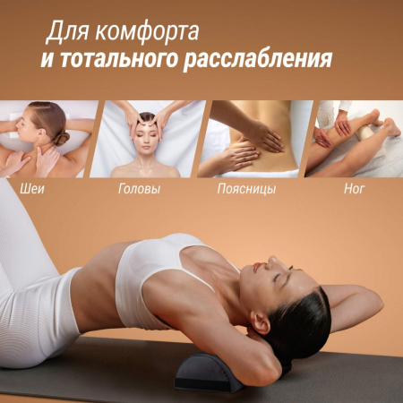 Полувалик массажный Unix 70 см черный от магазина Perfect Trainers