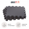 Коврик-пазл Unix Fit влагостойкий для йоги и фитнеса, 30 х 30 х 1 см, серый, 4 шт. от магазина Perfect Trainers