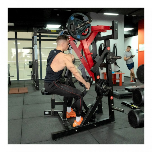 Гребная тяга на свободных весах Protrain PP125 (черно-красный) от магазина Perfect Trainers
