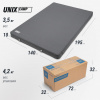 Матрас самонадувающийся Unix Camp 195х140х10 см серый от магазина Perfect Trainers