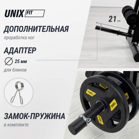 Скамья силовая универсальная Unix Fit Bench 150 от магазина Perfect Trainers