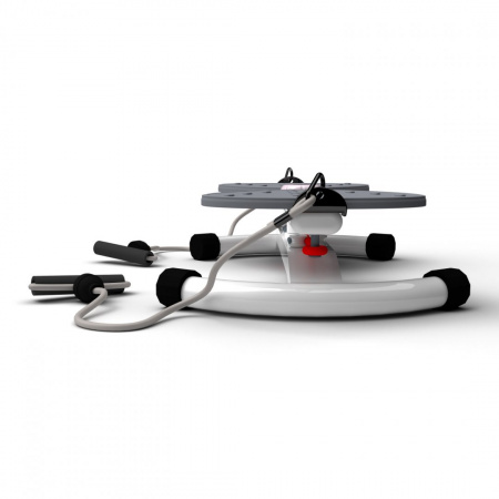 Фитнес платформа/горнолыжный тренажёр DFC Twister Bow TW-S108GR с эспандерами от магазина Perfect Trainers