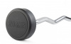 Штанга неразборная обрезиненная 20 кг. Изогнутый гриф. VictoryFit VF-DX5200
