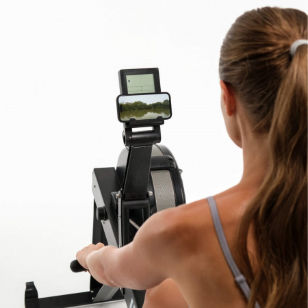 Гребной тренажер Unix Fit  аэродинамическая нагрузка / Air Rower-X черный от магазина Perfect Trainers