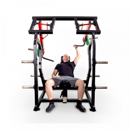 Плечевой жим на свободных весах Protrain PP121 (полностью черный) от магазина Perfect Trainers