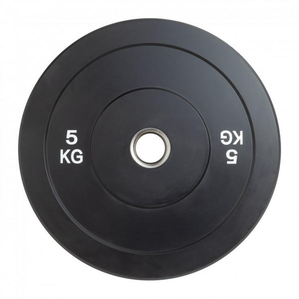Диск бамперный 51 мм, обрезиненный 5 кг, VictoryFit VF-D51050 от магазина Perfect Trainers