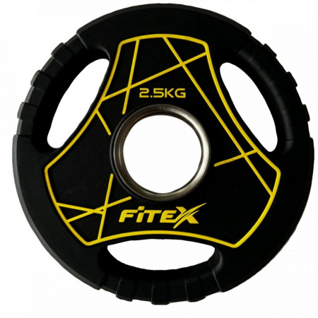 Диск Олимпийский 2.5 кг полиуретановый с ручками Fitex Pro LP-2,5 от магазина Perfect Trainers