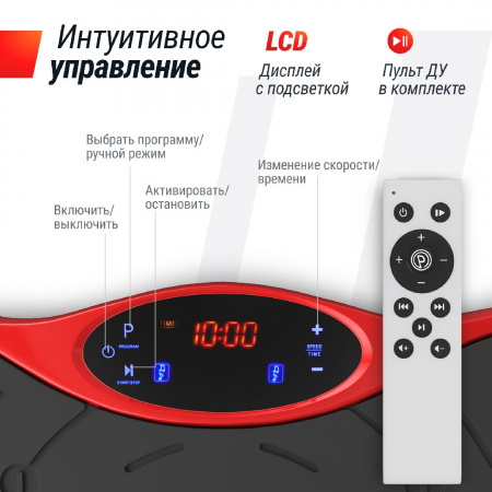 Виброплатформа Unix Fit Intensive 2D Red от магазина Perfect Trainers