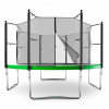 Батут с сеткой Unix line Simple 12 ft Green (inside) от магазина Perfect Trainers
