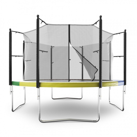 Батут с сеткой Unix line Simple 12 ft Color (inside) от магазина Perfect Trainers
