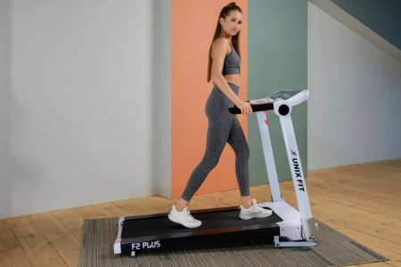 Беговая дорожка Unix Fit Hi-tech F2 Плюс / Plus арктический лед от магазина Perfect Trainers
