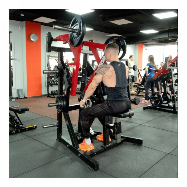 Гребная тяга на свободных весах Protrain PP125 (черно-красный) от магазина Perfect Trainers