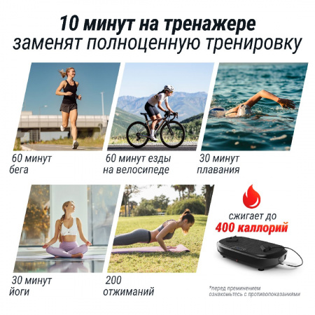 Виброплатформа Unix Fit Quake 3D Black от магазина Perfect Trainers