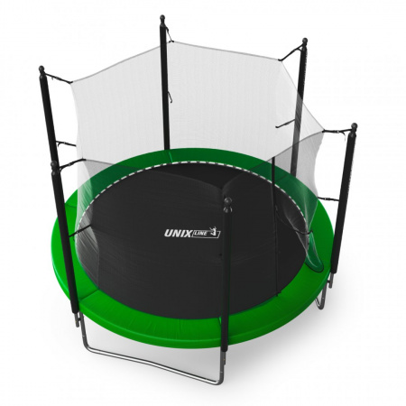 Батут с сеткой Unix line Simple 10 ft Green (inside) от магазина Perfect Trainers