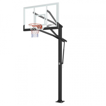Баскетбольная стойка стационарная Unix Line B-Stand-TG Pro 72"x42" R45 H230-305 см от магазина Perfect Trainers