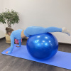 Фитбол с насосом Unix Fit антивзрыв, 75 см, голубой от магазина Perfect Trainers