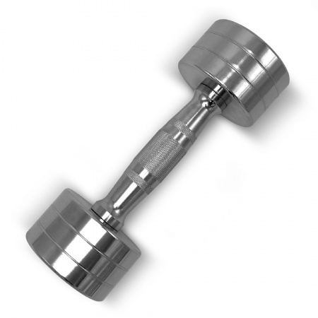 Гантель Unix Fit Pro круглая хромированная 7 кг / шт. от магазина Perfect Trainers
