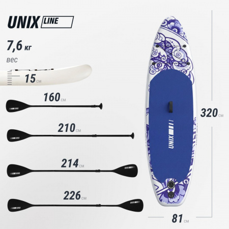 SUP-борд Unix Line Глазурь / Glaze (320см) от магазина Perfect Trainers