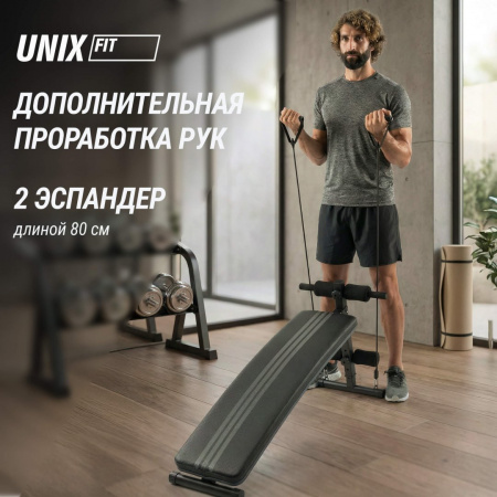 Скамья для пресса Unix Fit для подъема корпуса / Sit-up 140 от магазина Perfect Trainers