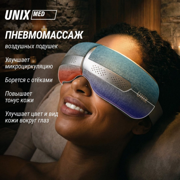 Массажер для глаз Unix DePuff+ Grey от магазина Perfect Trainers