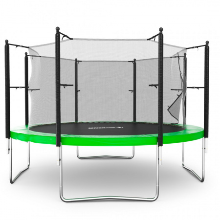 Батут с сеткой Unix line Simple 12 ft Green (inside) от магазина Perfect Trainers