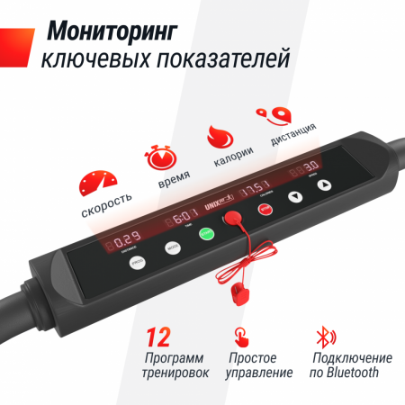 Беговая дорожка Unix Fit R-300C серый от магазина Perfect Trainers