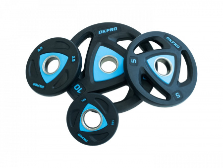 Диск олимпийский полиуретановый 2,5 кг OKPRO от магазина Perfect Trainers