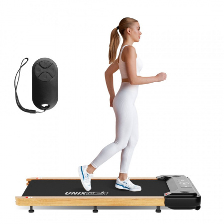 Беговая дорожка Unix Fit дерево / Wood Way 2.0 APP от магазина Perfect Trainers