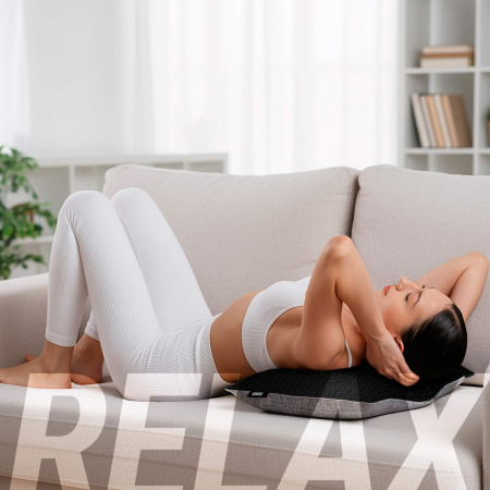 Массажная подушка Unix Релакс / Relax Pillow Grey от магазина Perfect Trainers