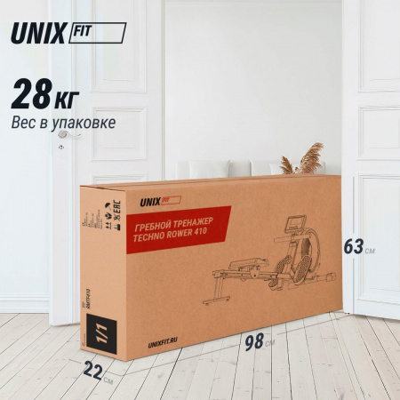 Гребной тренажер Unix Fit механическая нагрузка / Techno Rower 410 от магазина Perfect Trainers