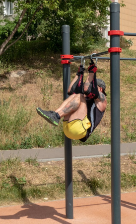 Подвесные петли FT для выполнения упражнений на турнике Original FitTools FT-ABSLINGS от магазина Perfect Trainers