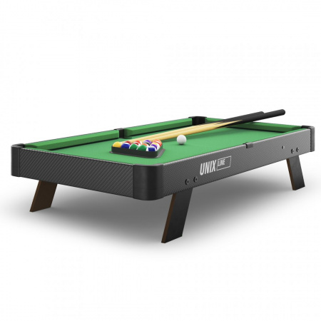 Игровой стол Unix Line Мини Бильярд настольный (88х47 cм) Black от магазина Perfect Trainers