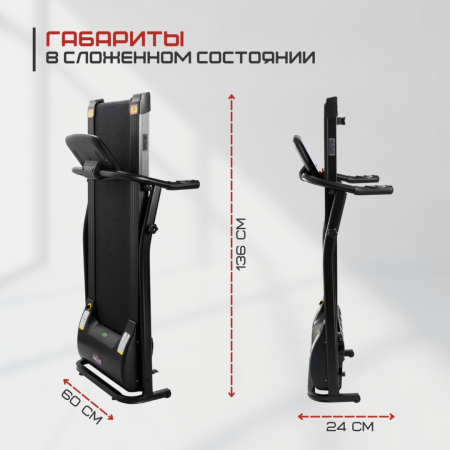 Беговая дорожка VictoryFit VF-500 black от магазина Perfect Trainers