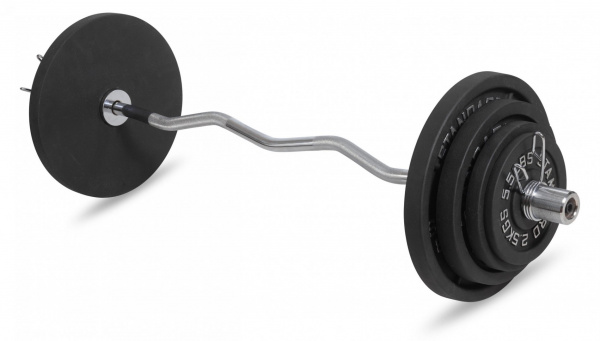 Гриф 50 мм. W-образный 1,2 м. до 120 кг. VictoryFit VF-S5012W120 от магазина Perfect Trainers