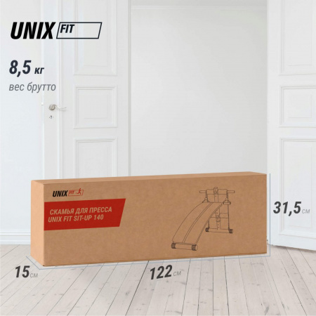 Скамья для пресса Unix Fit для подъема корпуса / Sit-up 140 от магазина Perfect Trainers