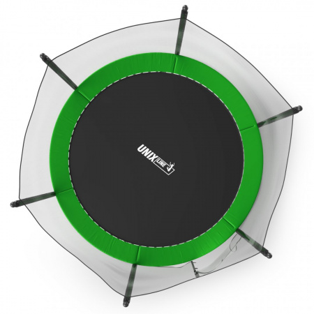 Батут с сеткой Unix line Simple 10 ft Green (outside) от магазина Perfect Trainers