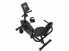 Горизонтальный велотренажер Unix Fit BR-340 компактный / Compact от магазина Perfect Trainers