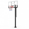 Баскетбольная стойка стационарная Unix Line B-Stand-TG 54"x32" R45 H230-305 см