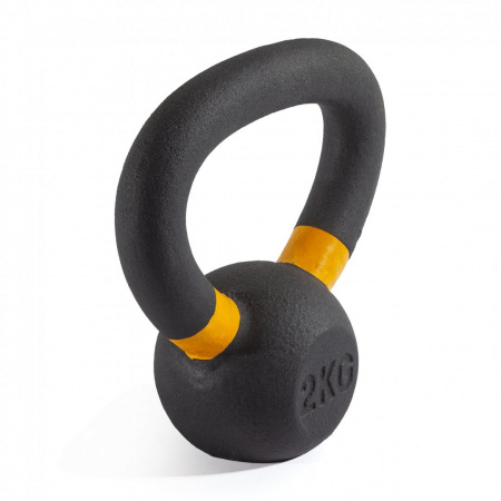 Гиря чугунная с цветным кольцом 2 кг (модель: К-3) VictoryFit VF-KCR020 от магазина Perfect Trainers