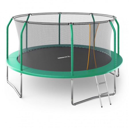 Батут Unix Line Supreme Basic 14 ft (Green) от магазина Perfect Trainers