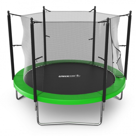 Батут с сеткой Unix line Simple 10 ft Green (inside) от магазина Perfect Trainers