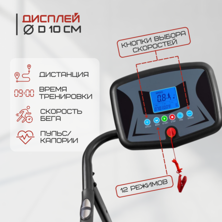 Беговая дорожка VictoryFit VF-500 black от магазина Perfect Trainers